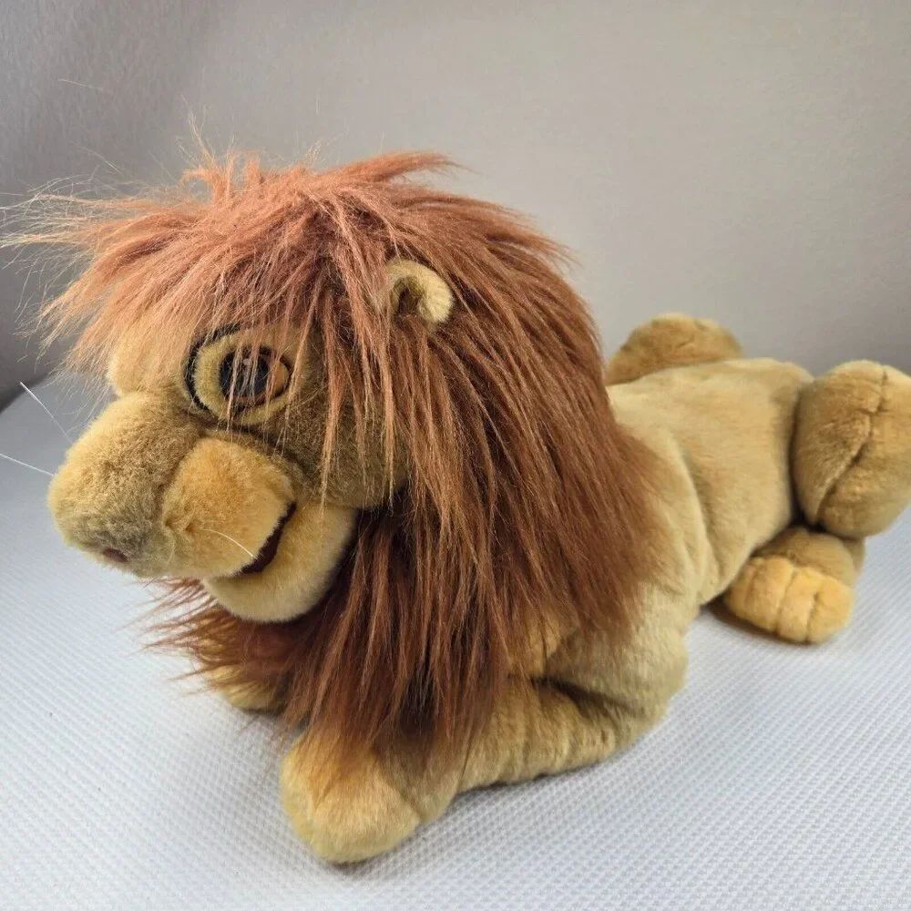 Vintage Disney The Lion King Simba Hand Puppet Plush Stuffed Animal 30"